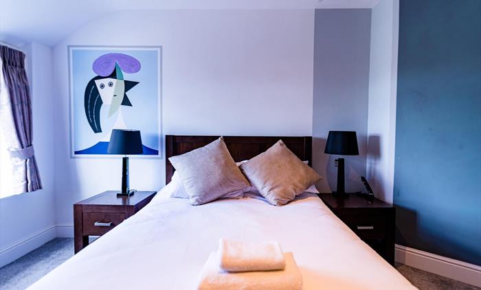 Interior of the Belgrave Junior Suite at Rossett Hall Hotel.